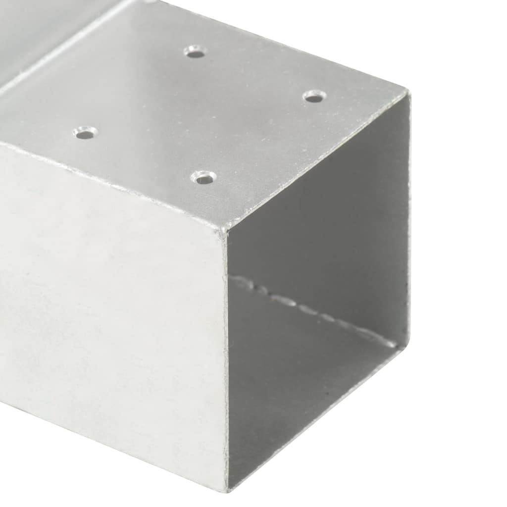 Connettore per Pali a Forma di L in Metallo Zincato 101x101 mm | homemem39