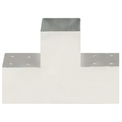 Connettore per Pali a Forma di T in Metallo Zincato 101x101 mm | homemem39