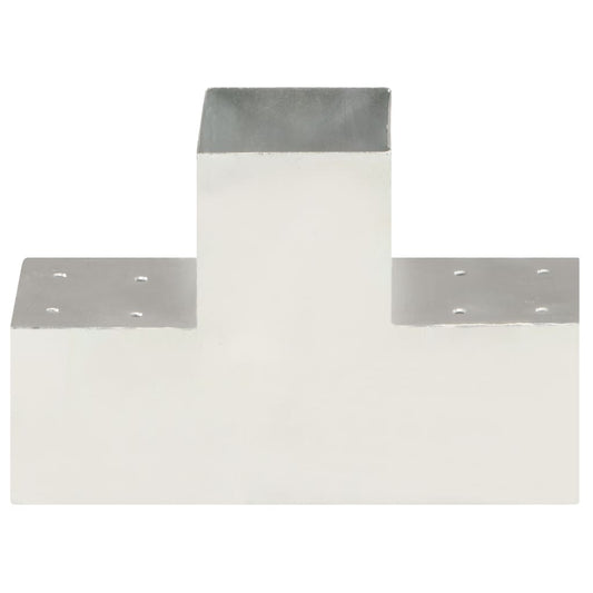 Connettore per Pali a Forma di T in Metallo Zincato 101x101 mm | homemem39
