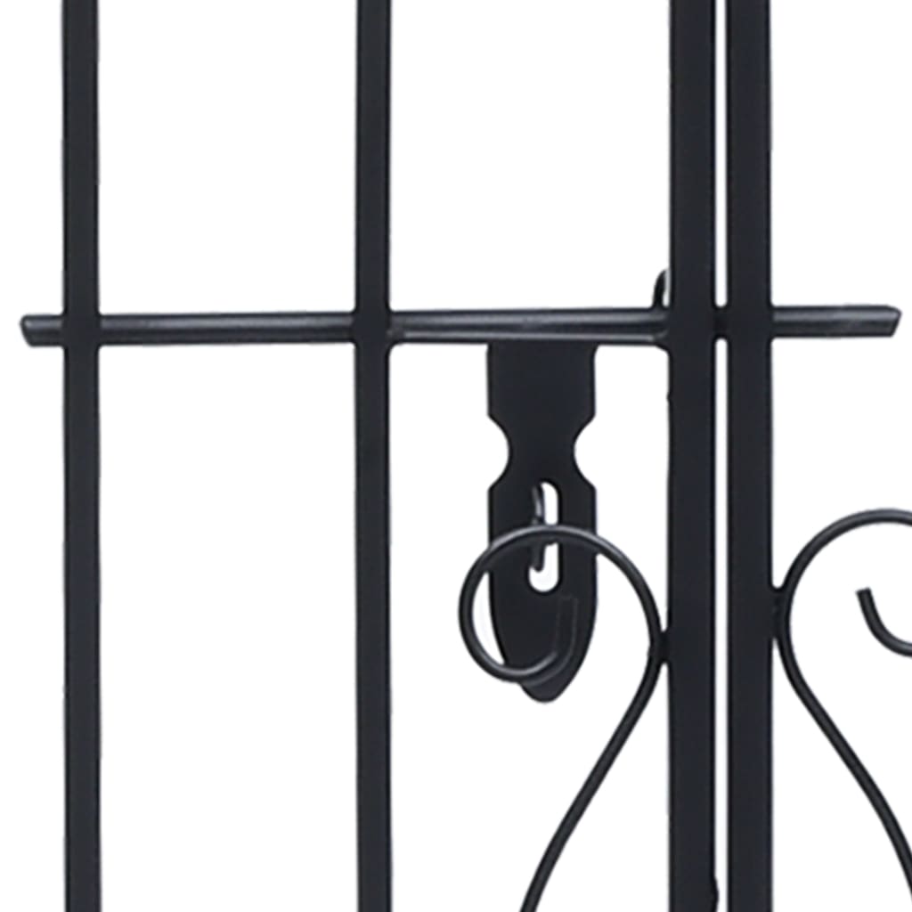 Cancello Ornamentale da Giardino Ferro Battuto 22x20,5x100 cm | homemem39