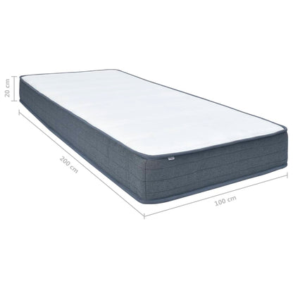 Materasso per Letto box spring Rigidità Media 200x100x20 cm | homemem39