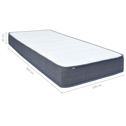 Materasso per Letto box spring Rigidità Media 100x200x20 cm