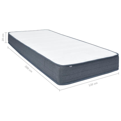 Materasso per Letto box spring Rigidità Media 200x120x20 cm | homemem39