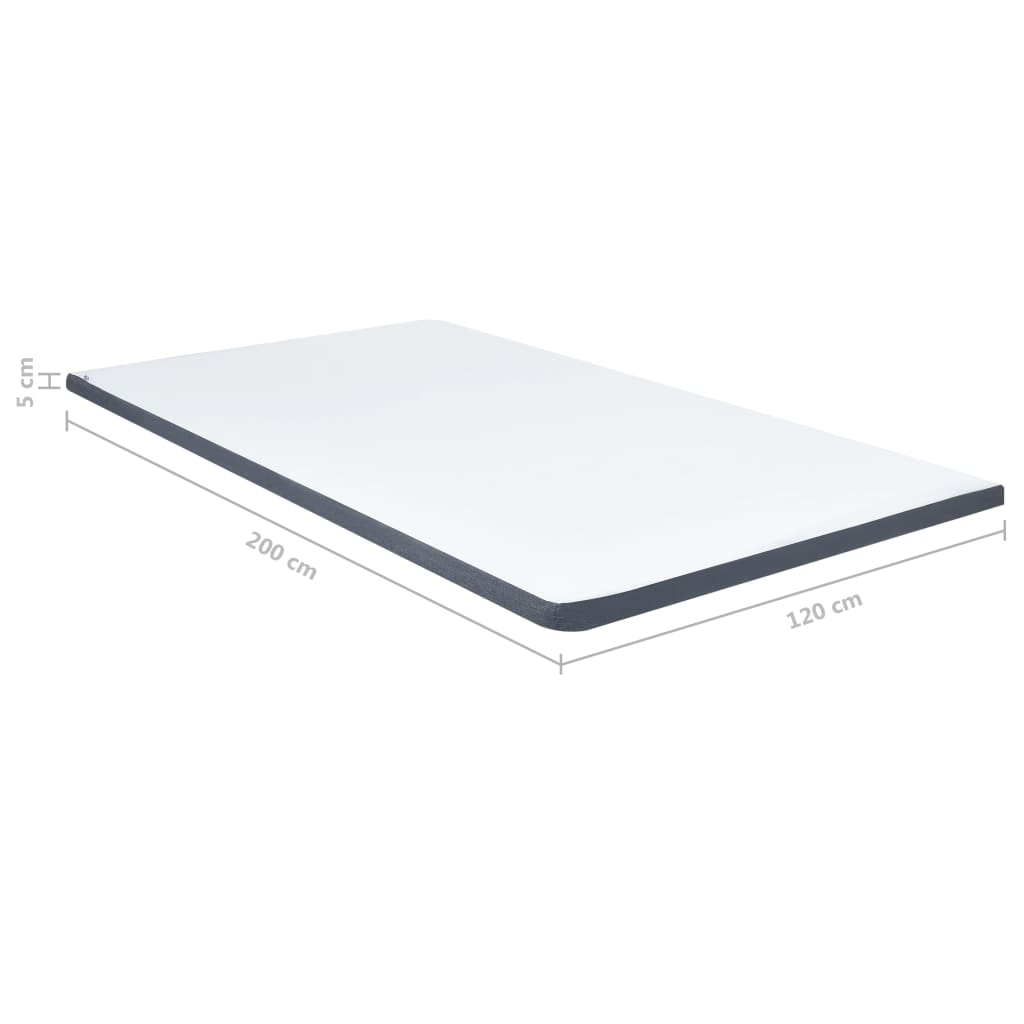 Protezione per Materasso a Molle Insacchettate 200x120x5 cm Morbidezza Media | homemem39