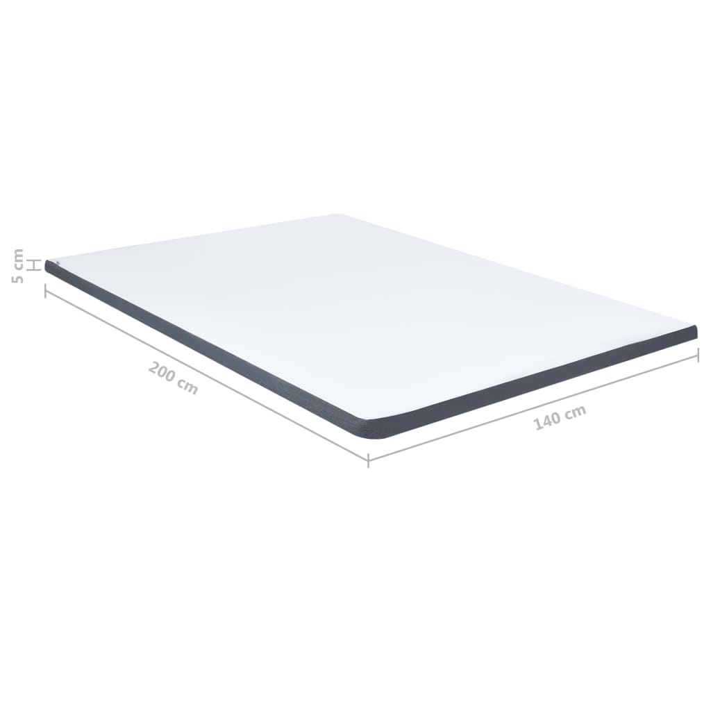 Protezione per Materasso a Molle Insacchettate 200x140x5 cm Morbidezza Media | homemem39