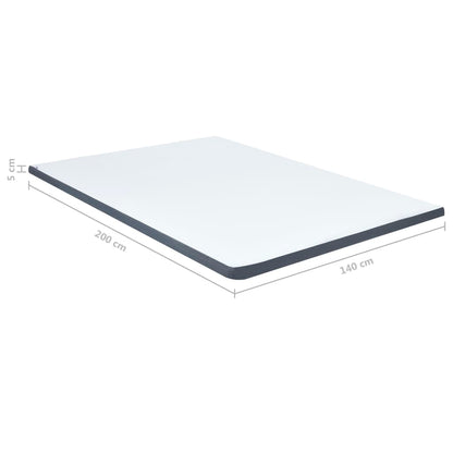 Protezione per Materasso a Molle Insacchettate 200x140x5 cm Morbidezza Media | homemem39