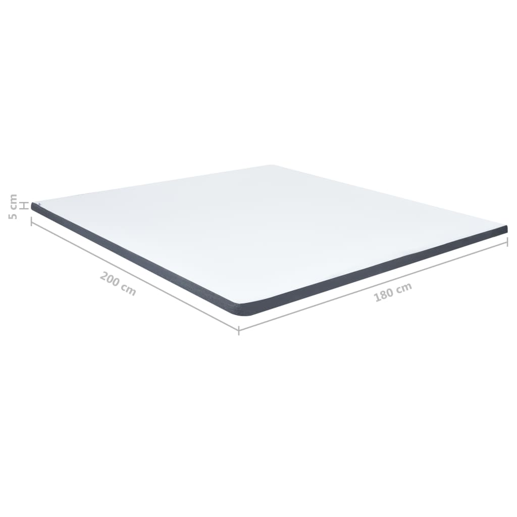 Protezione per Materasso a Molle Insacchettate 200x180x5 cm Morbidezza Media - homemem39