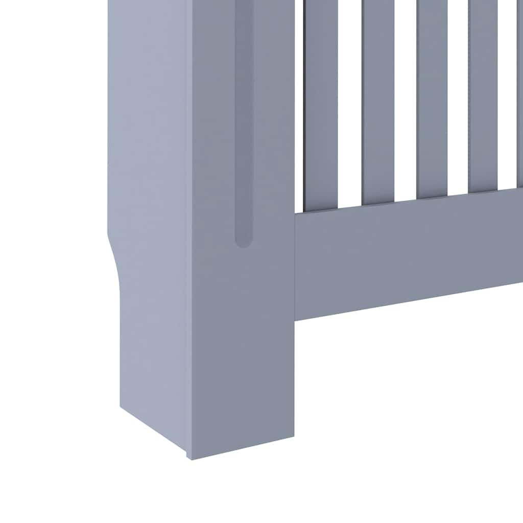 Copertura per Radiatore Antracite 152x19x81,5 cm in MDF | homemem39
