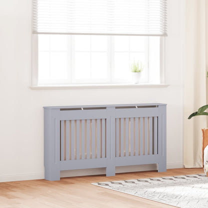 Copertura per Radiatore Antracite 152x19x81,5 cm in MDF | homemem39