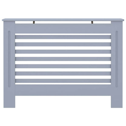 Copertura per Radiatore Antracite 112x19x81,5 cm in MDF