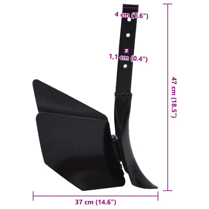 Accessorio per Aratro a Timone Nero in Metallo | homemem39
