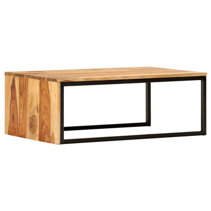 Tavolini Impilabili 2 pz in Legno Massello di Acacia