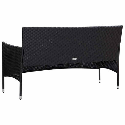 Set Divani da Giardino 5 pz con Cuscini in Polyrattan
