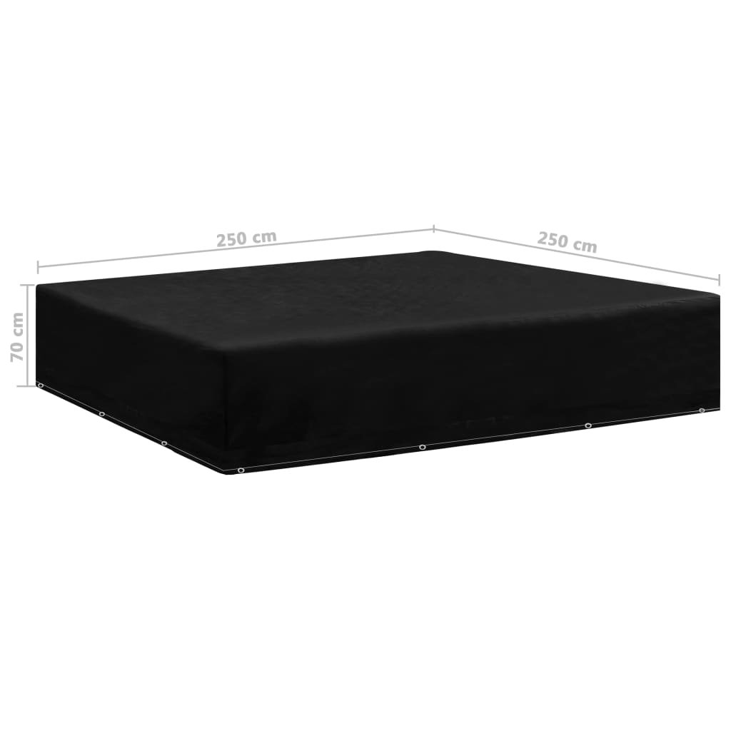 Copertura per Mobili da Giardino con 12 Occhielli 250x250x70 cm | homemem39
