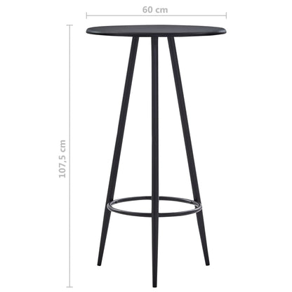 Set da Bar 3 pz in Plastica Nero - homemem39