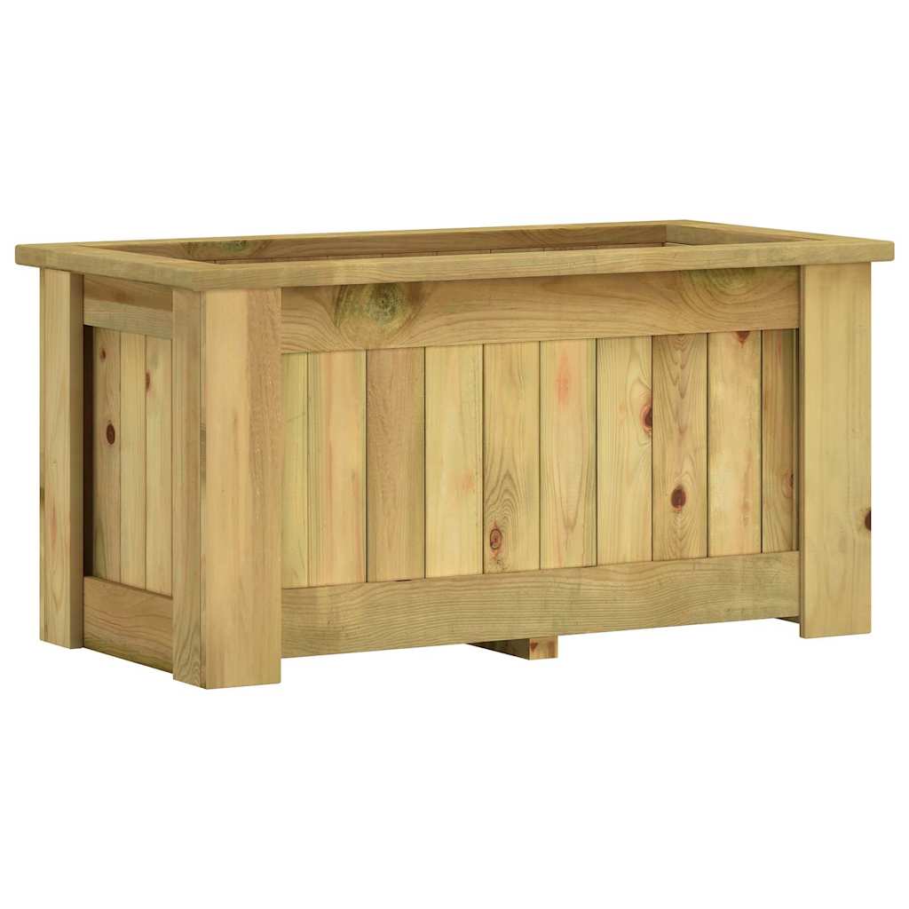 Fioriera Rialzata in Legno di Pino Impregnato