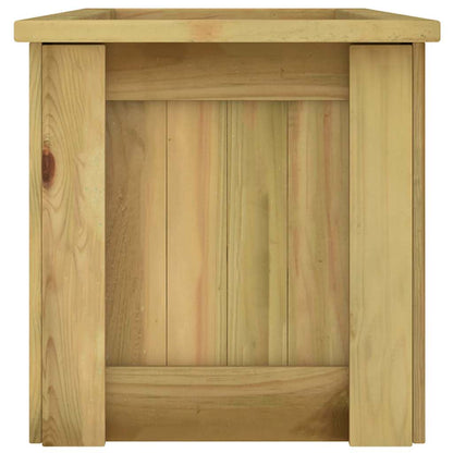 Fioriera Rialzata 196x50x50 cm in Legno di Pino Impregnato | homemem39