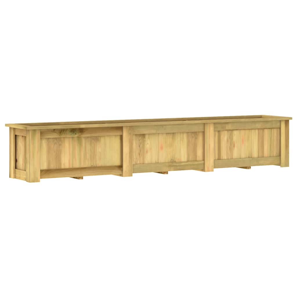 Fioriera Rialzata 291x50x50 cm in Legno di Pino Impregnato