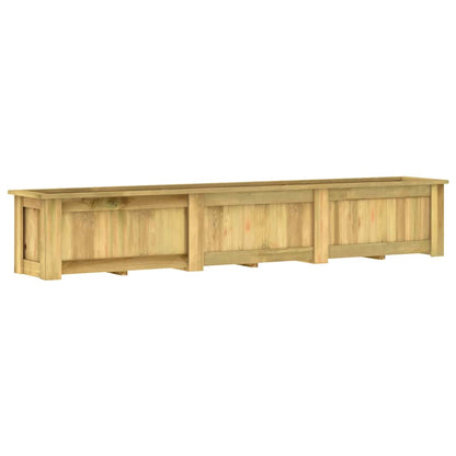 Fioriera Rialzata 291x50x50 cm in Legno di Pino Impregnato