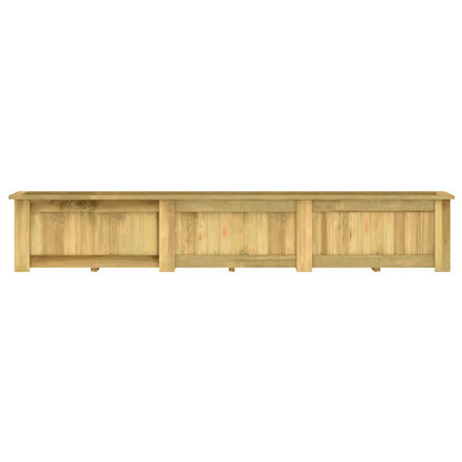 Fioriera Rialzata 291x50x50 cm in Legno di Pino Impregnato | homemem39