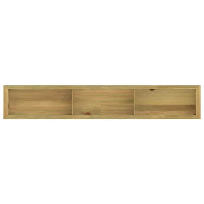 Fioriera Rialzata 291x50x50 cm in Legno di Pino Impregnato