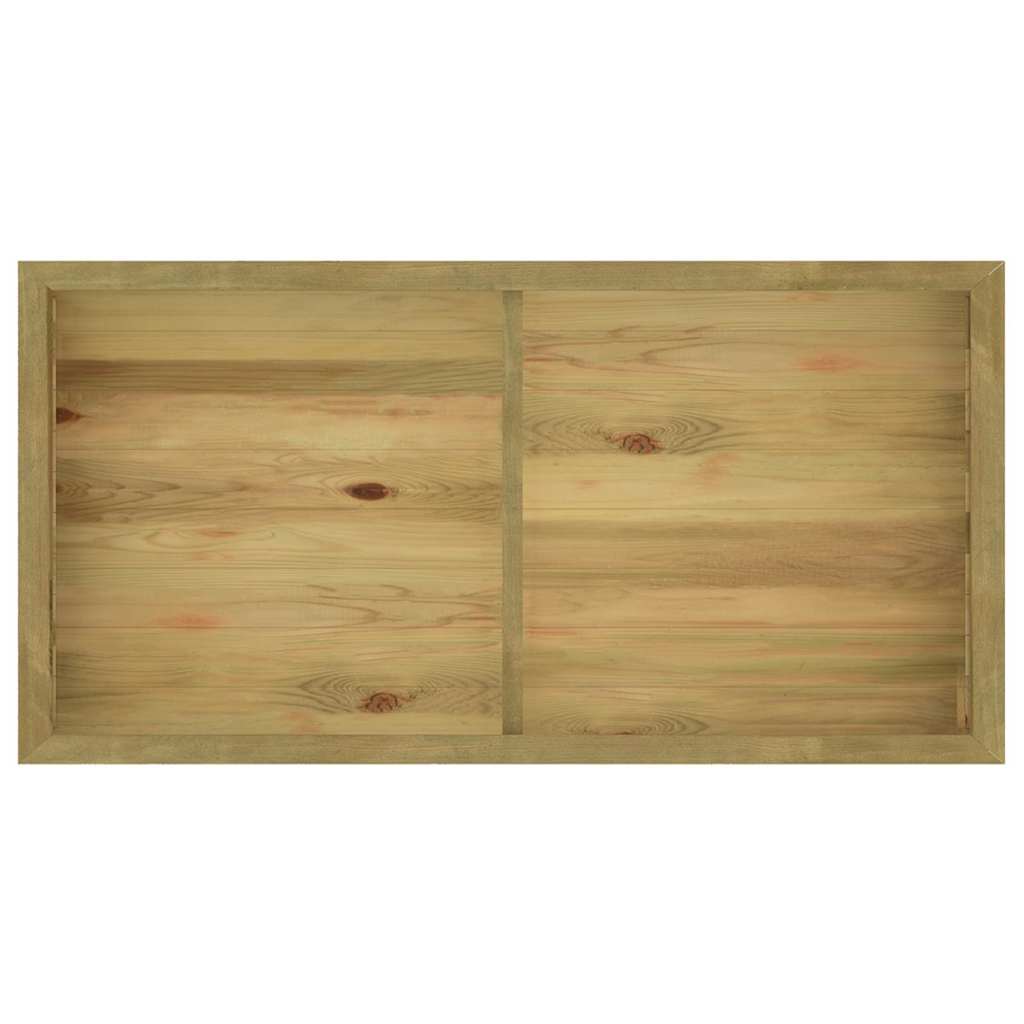 Fioriera Rialzata in Legno di Pino Impregnato