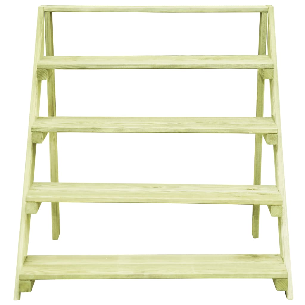 Piedistallo per Piante 80x80x80 cm Legno di Pino Impregnato - homemem39