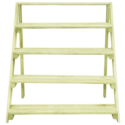 Piedistallo per Piante 80x80x80 cm Legno di Pino Impregnato - homemem39