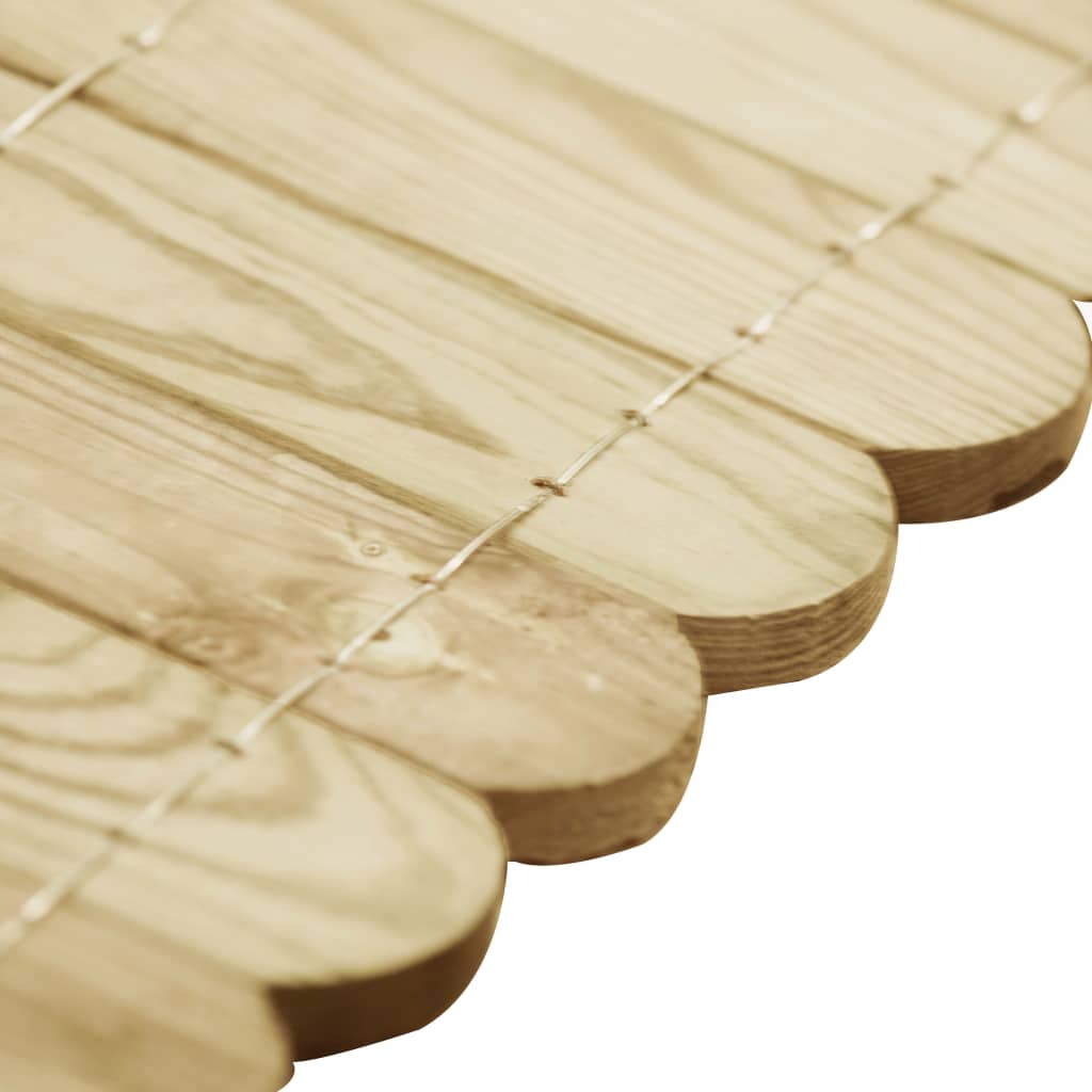 Rotolo di Bordura Verde 120 cm in Legno di Pino impregnato | homemem39
