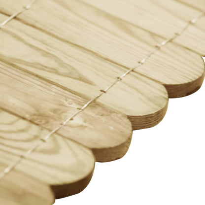 Rotolo di Bordura Verde 120 cm in Legno di Pino impregnato | homemem39