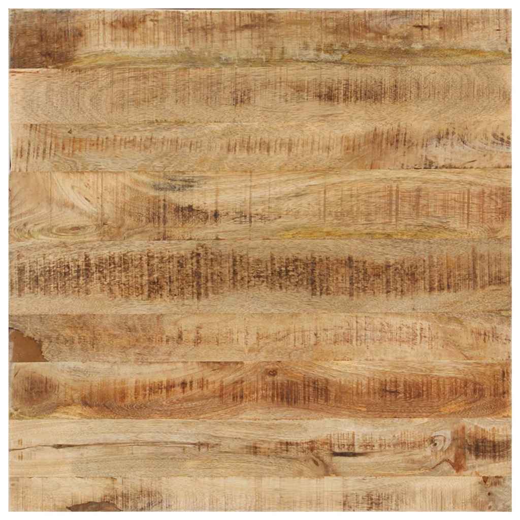 Tavolino da Salotto 68x68x35 cm in Legno Massello di Mango