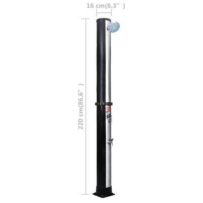 Outdoor Doccia Solare da Giardino con Soffione e Rubinetto 40 L | homemem39