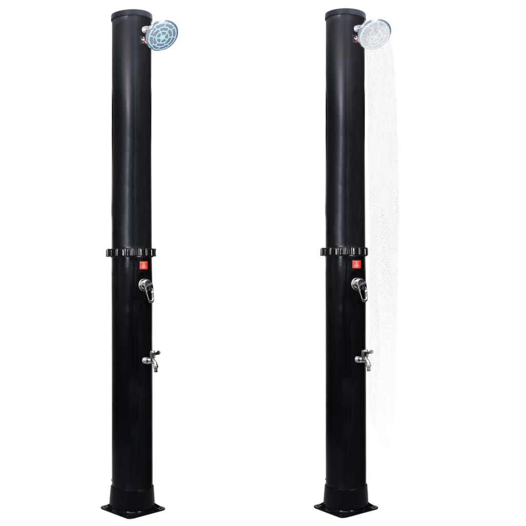 Outdoor Doccia Solare da Giardino con Soffione e Rubinetto 40 L - homemem39