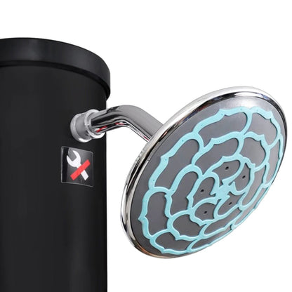 Outdoor Doccia Solare da Giardino con Soffione e Rubinetto 40 L - homemem39