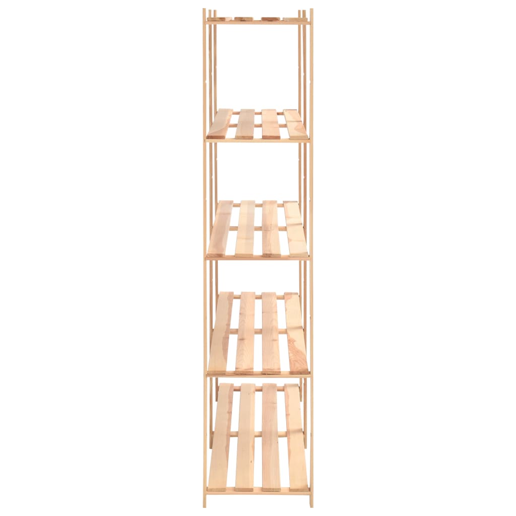 Scaffali a 5 Livelli 10 pz 170x38x170cm in Massello Pino 500 kg | homemem39
