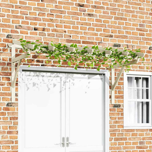 Tettoia per Porta d'Ingresso 200x100x100 cm in Legno di Pino | homemem39
