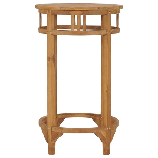Tavolino da Bar Ø 60 cm in Legno Massello di Teak | homemem39