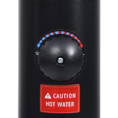 Doccia Solare da Giardino Nera 215 cm 8 L - homemem39