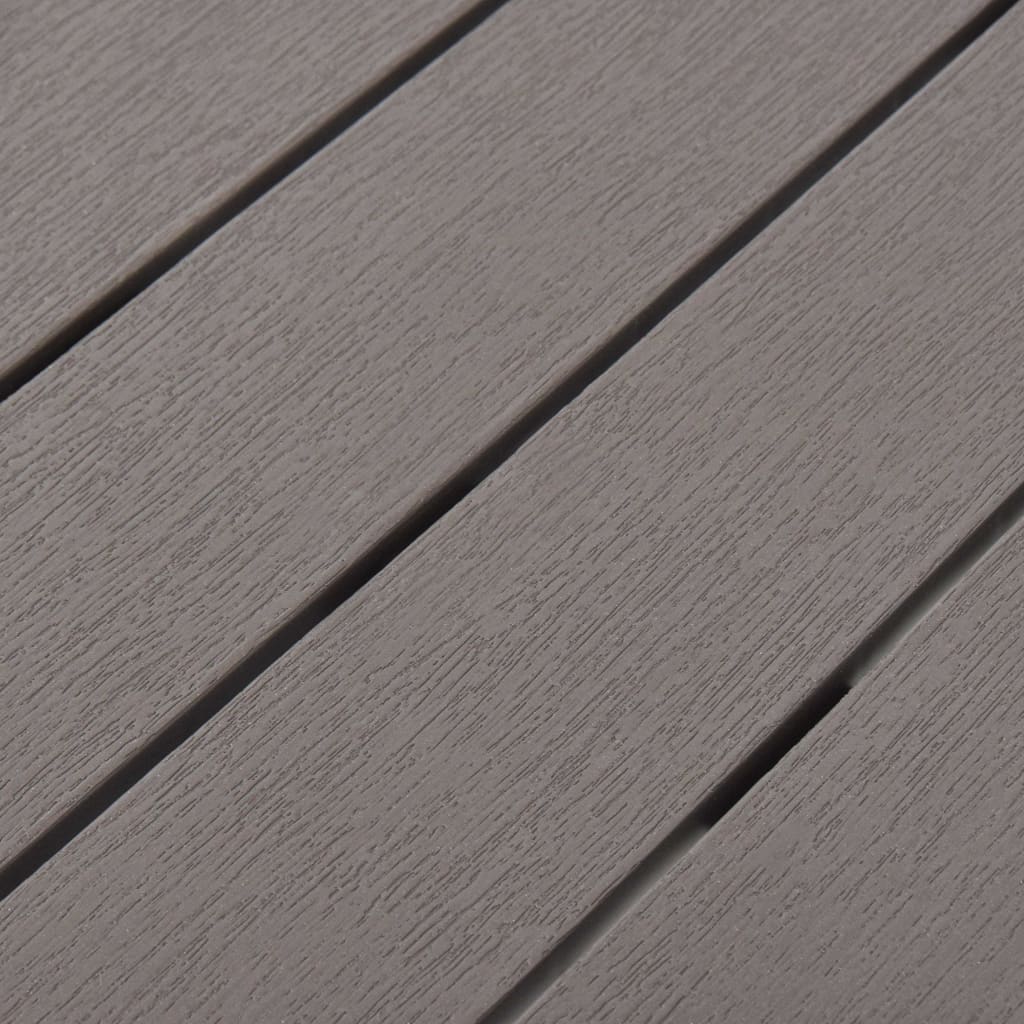 Tavolo da Giardino con 2 Panche Marrone - homemem39