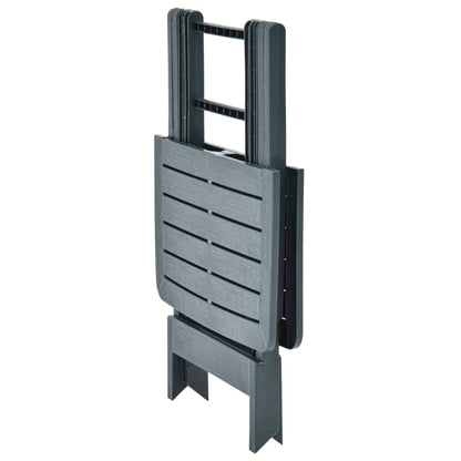 Tavolo da Giardino Pieghevole Verde 79x72x70 cm in Plastica - homemem39