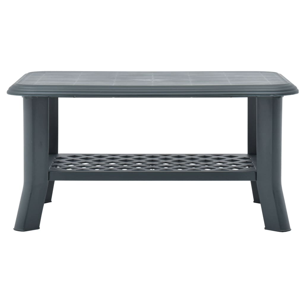 Tavolino da Salotto Verde 90x60x46 cm in Plastica | homemem39