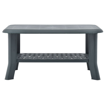 Tavolino da Salotto Verde 90x60x46 cm in Plastica | homemem39