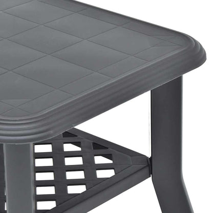 Tavolino da Salotto Antracite 90x60x46 cm in Plastica | homemem39