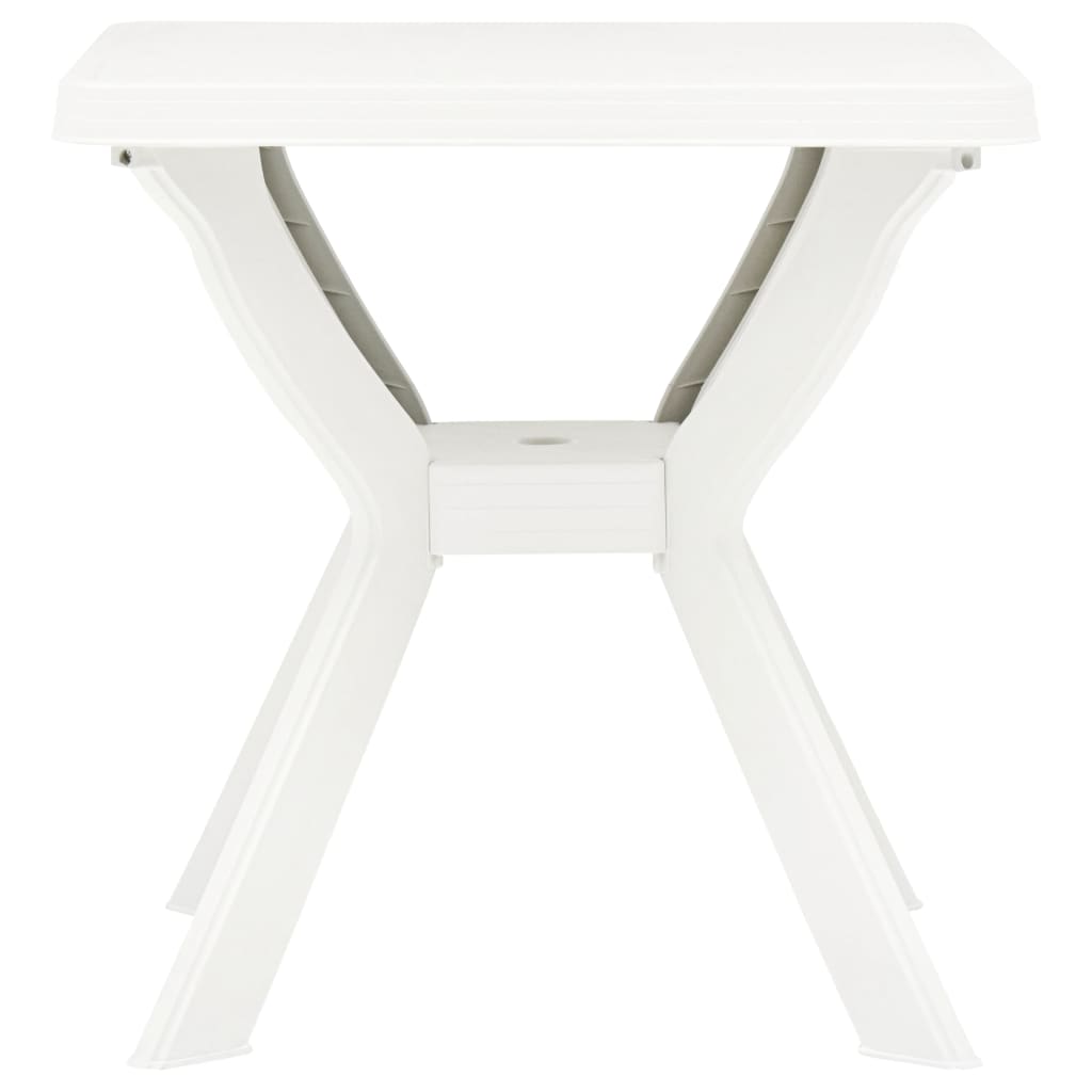 Tavolo da Bistrot Bianco 70x70x72 cm in Plastica | homemem39