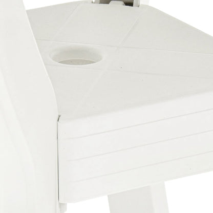 Tavolo da Bistrot Bianco 70x70x72 cm in Plastica | homemem39