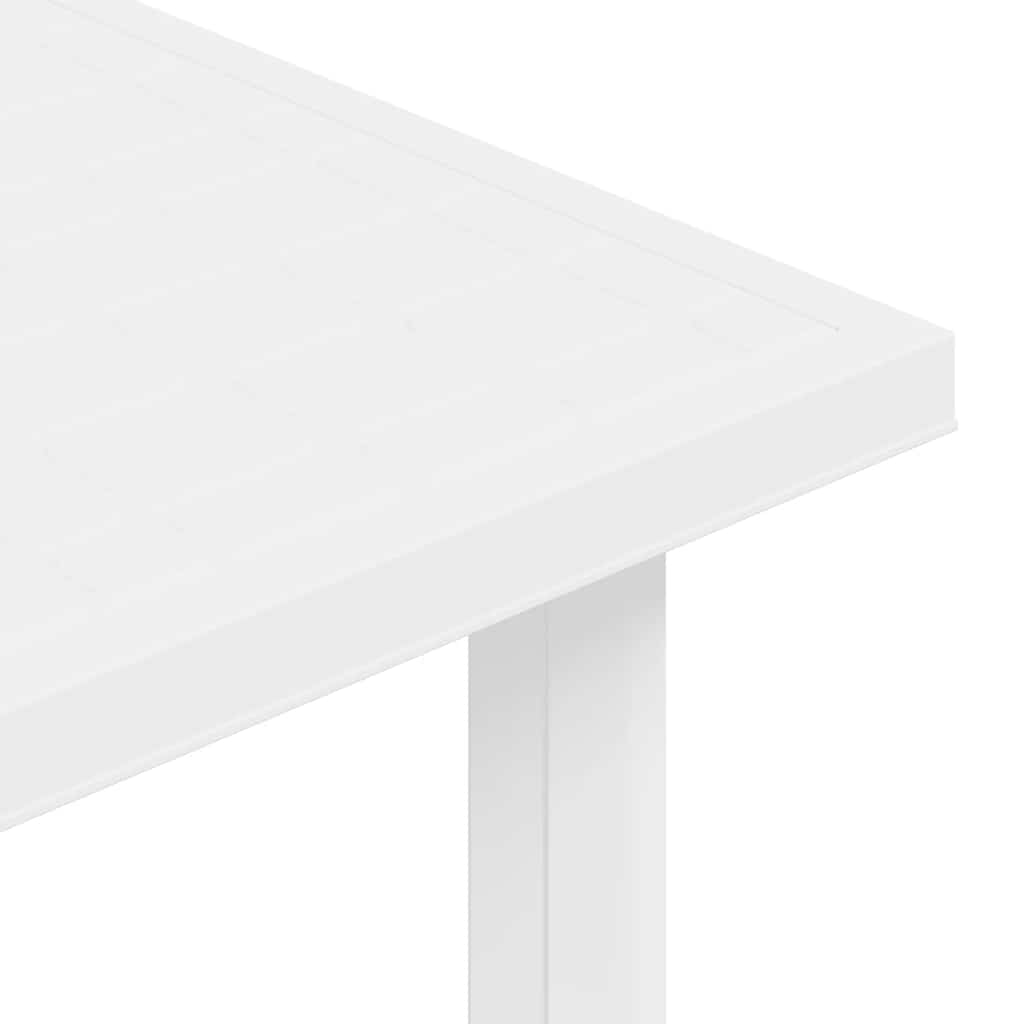 White Garden Table 78x75x72 cm in Plastic