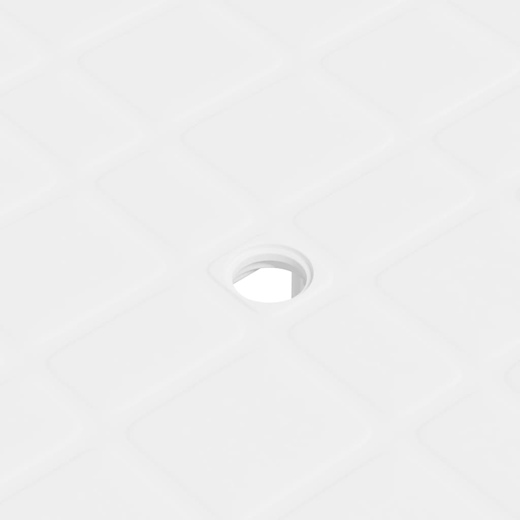 White Garden Table 78x75x72 cm in Plastic