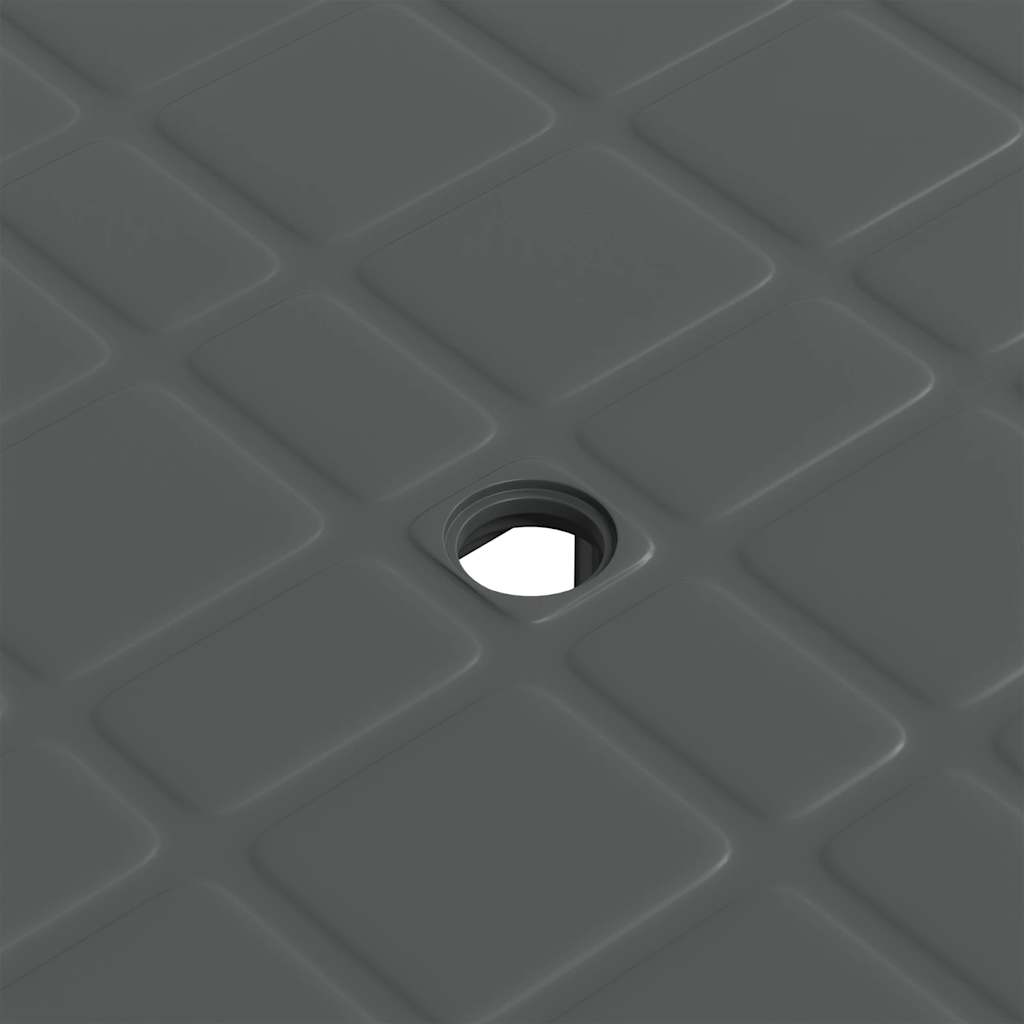 Tavolo da Giardino Antracite 80x75x72 cm in Plastica