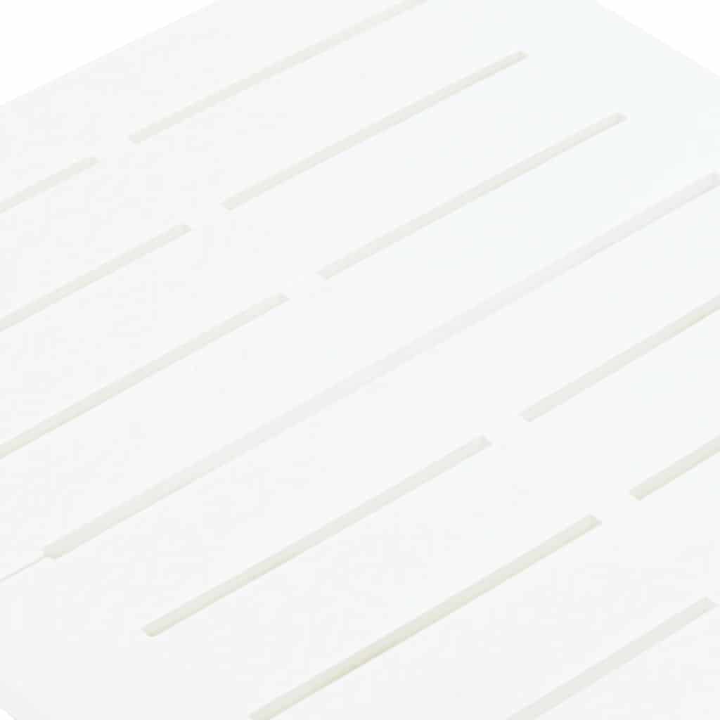 Tavolo da Giardino Pieghevole Bianco 45x43x50 cm in Plastica | homemem39