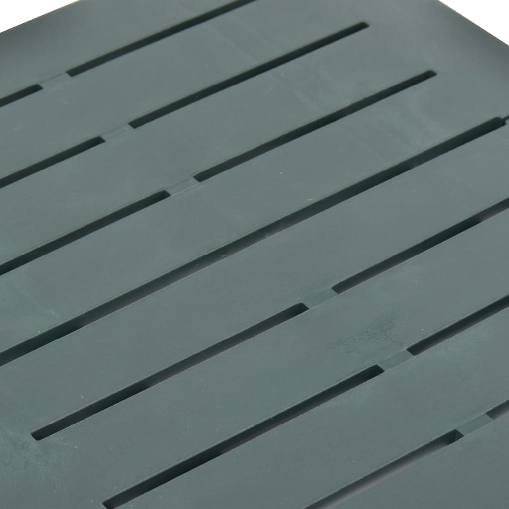 Tavolo da Giardino Pieghevole Verde 45x43x50 cm in Plastica | homemem39
